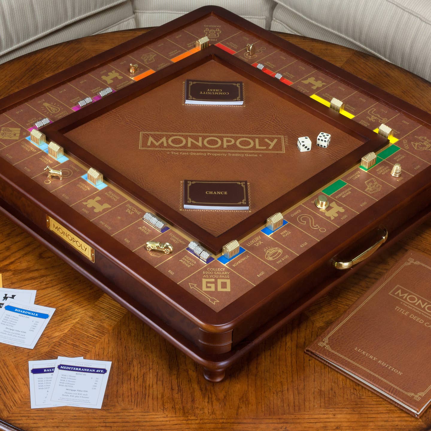 Monopoly Luxury Wood Edition