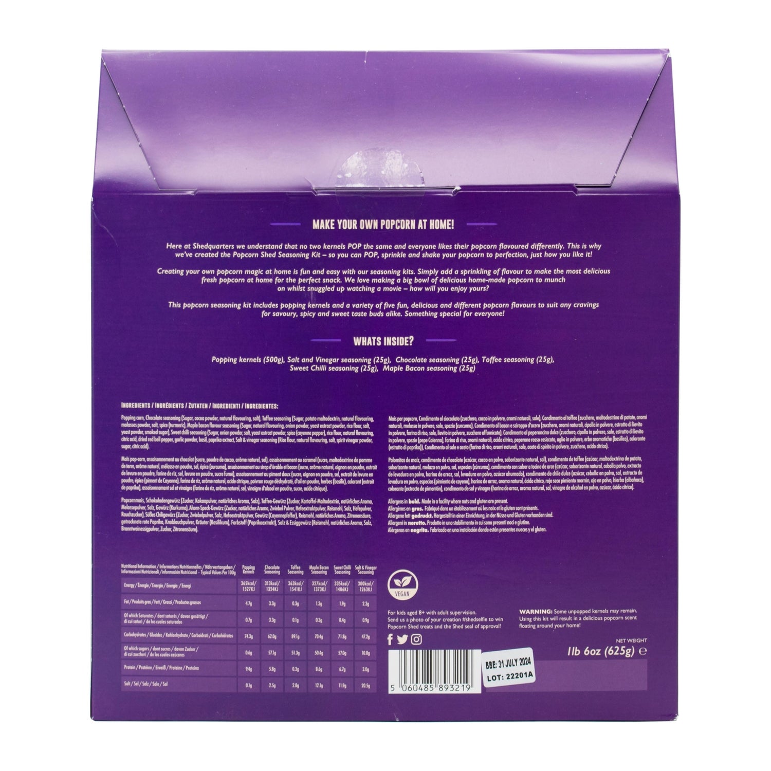 Movie Night Popcorn & Seasoning Kit