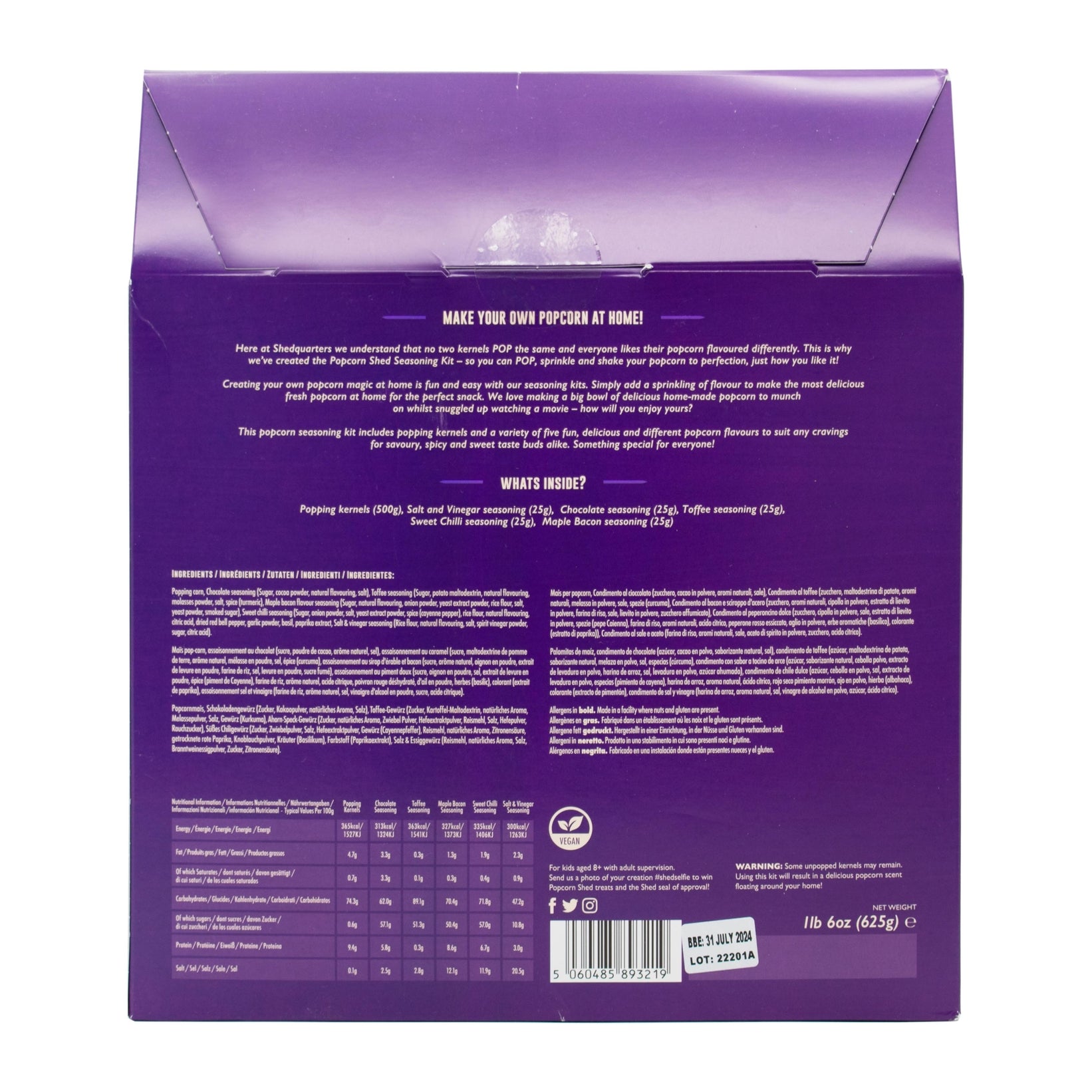 Movie Night Popcorn & Seasoning Kit