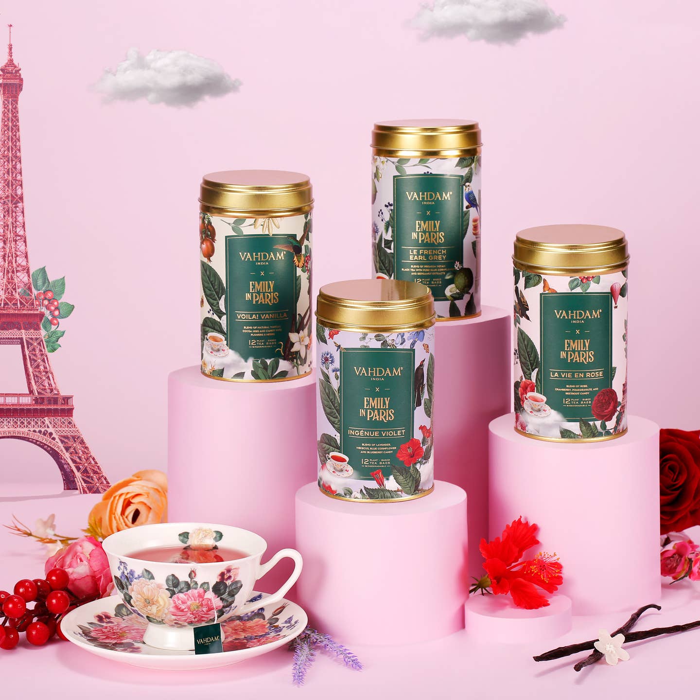Emily in Paris Tea Entourage Collection