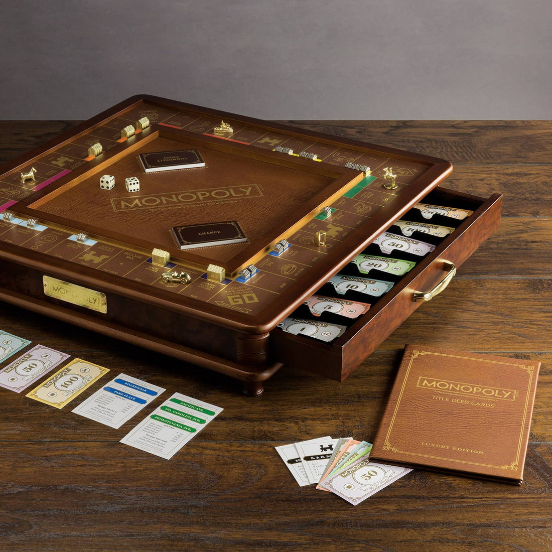 Monopoly Luxury Wood Edition
