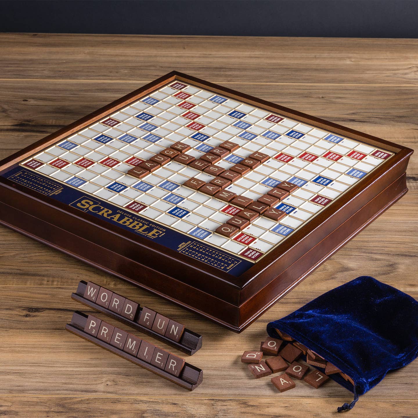Scrabble Mahogany Deluxe Edition
