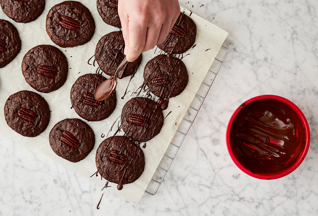 Flourless Chocolate Pecan Cookies Baking Kit