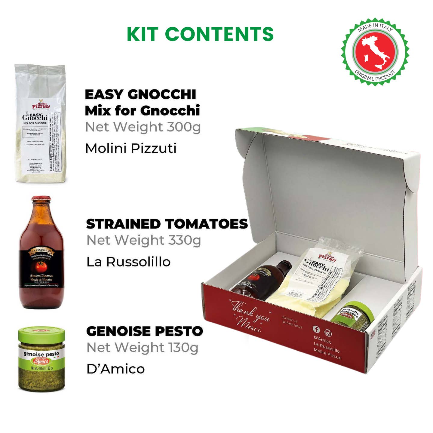 Dinner in Italy: Gnocchi Kit