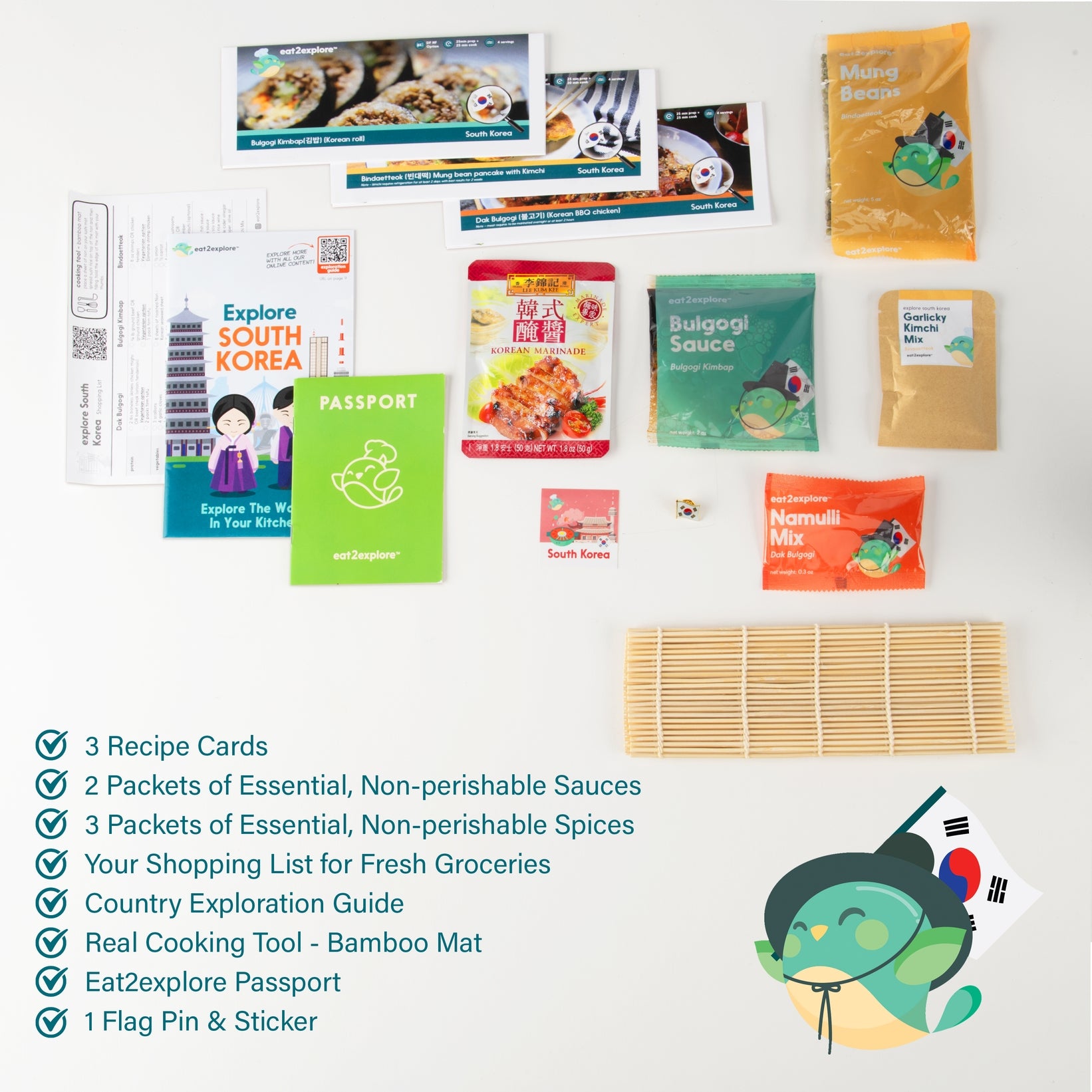 Explore South Korea Cooking Kit