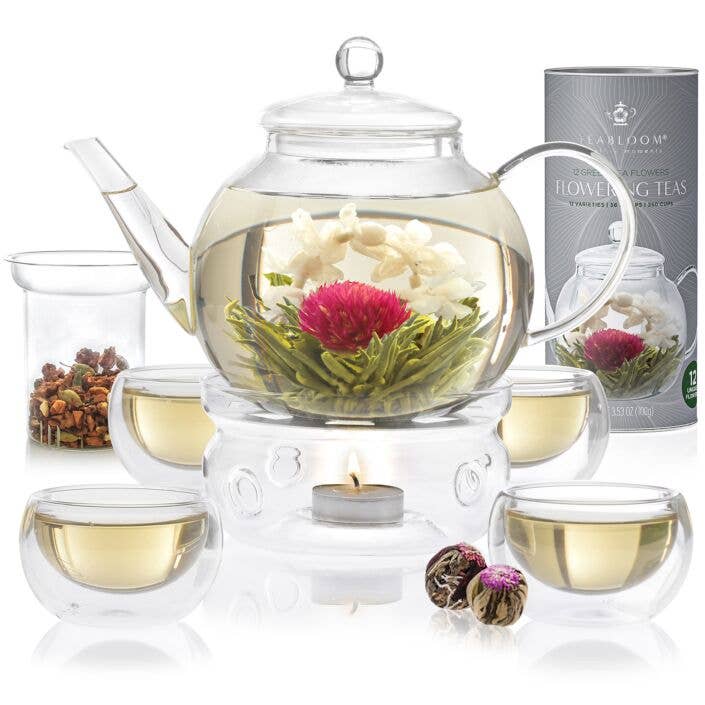 Complete Blooming Tea Set