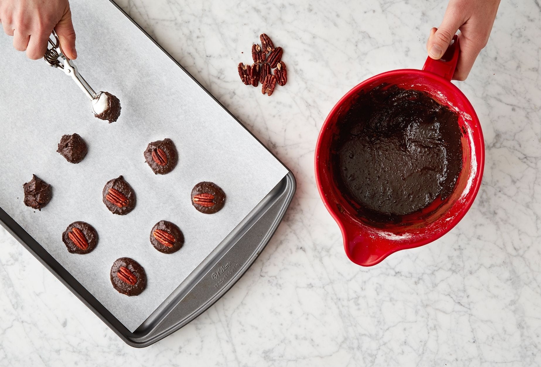 Flourless Chocolate Pecan Cookies Baking Kit