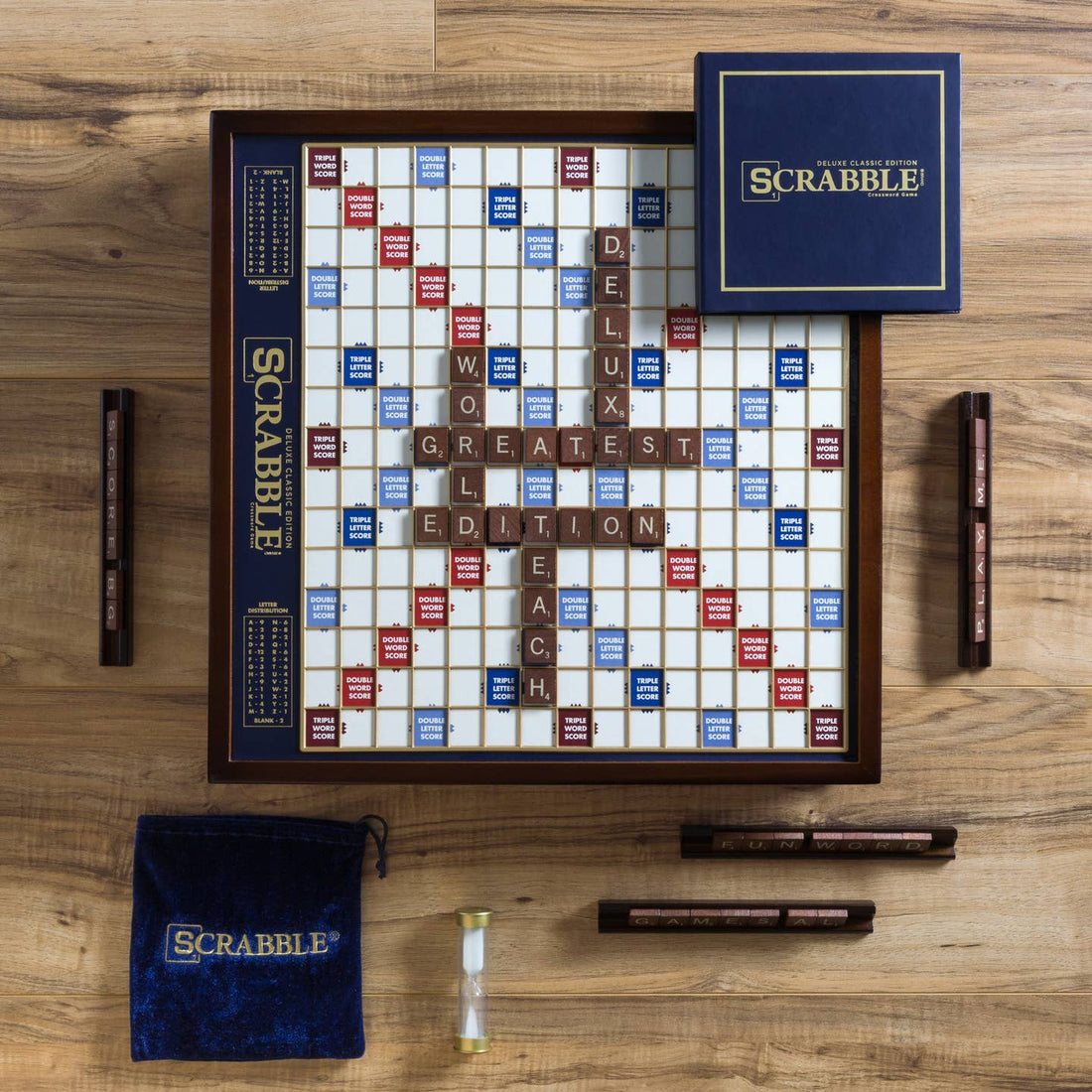 Scrabble Mahogany Deluxe Edition