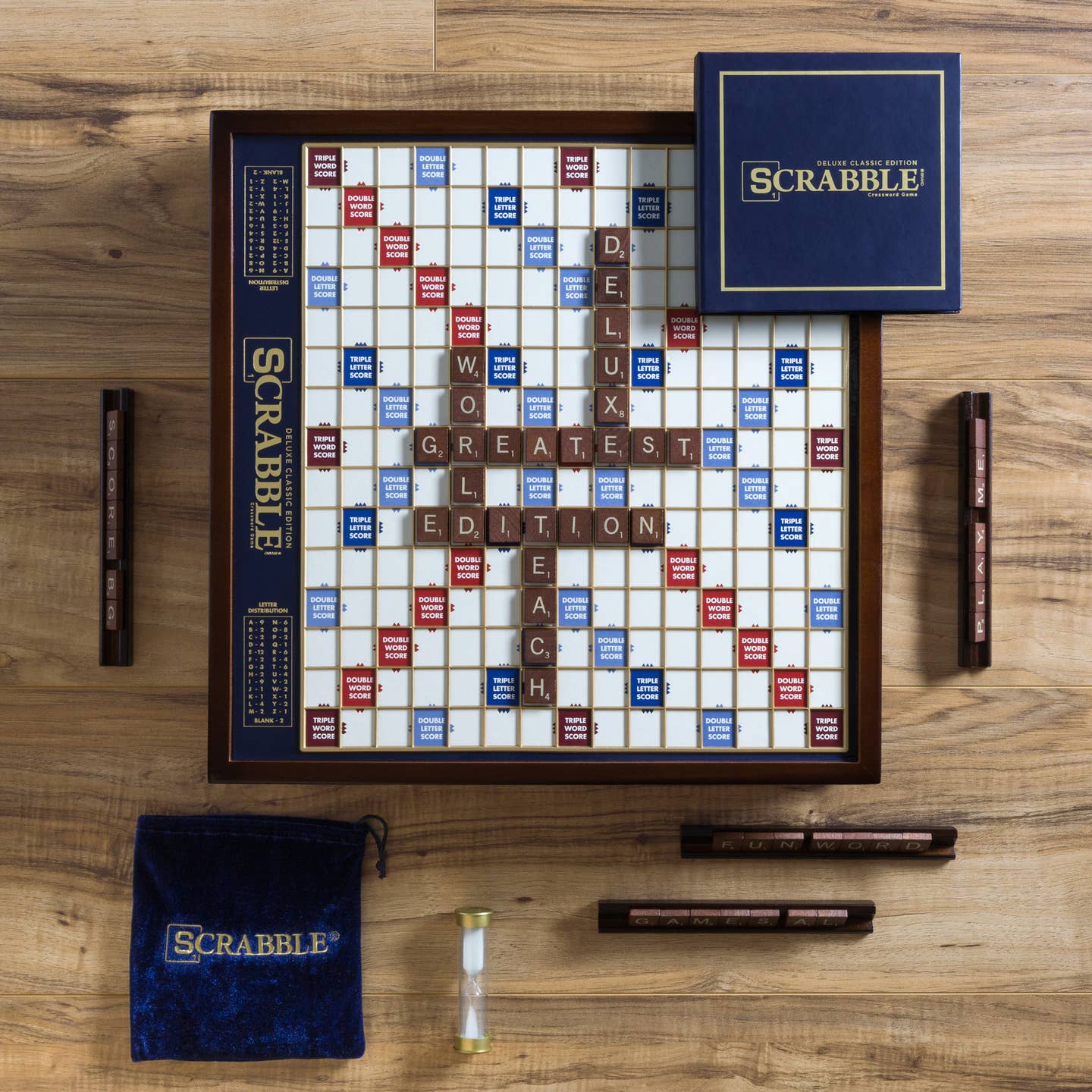 Scrabble Mahogany Deluxe Edition