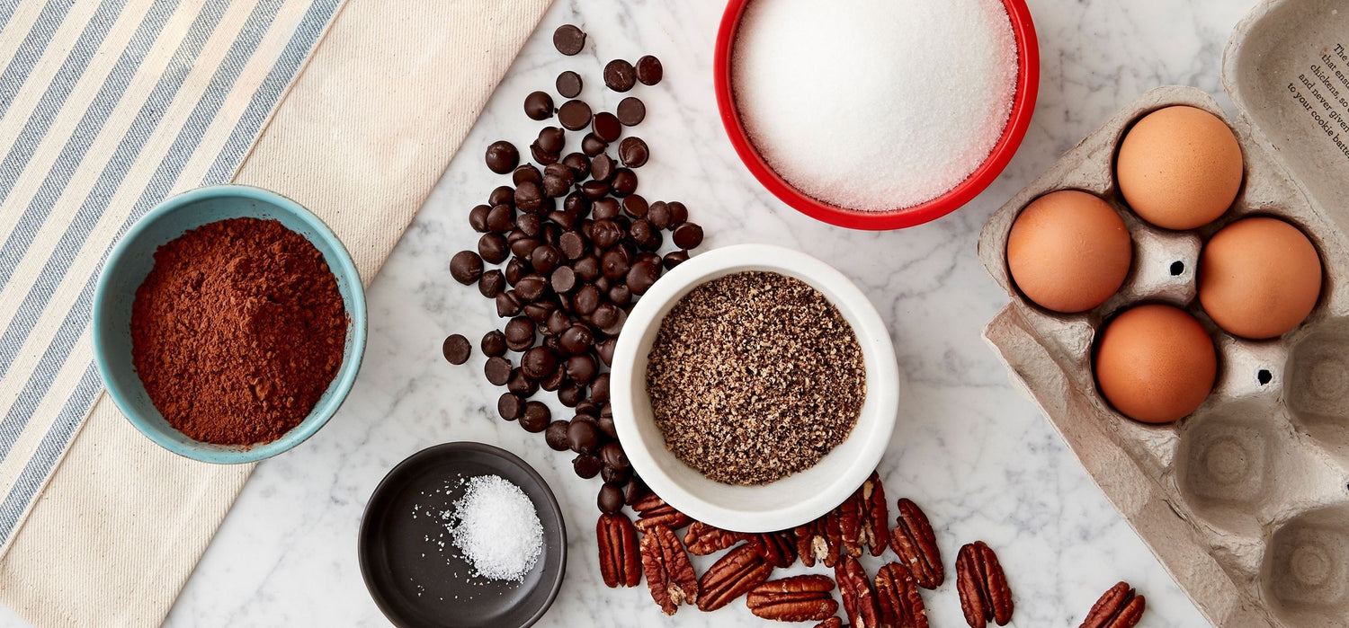 Flourless Chocolate Pecan Cookies Baking Kit