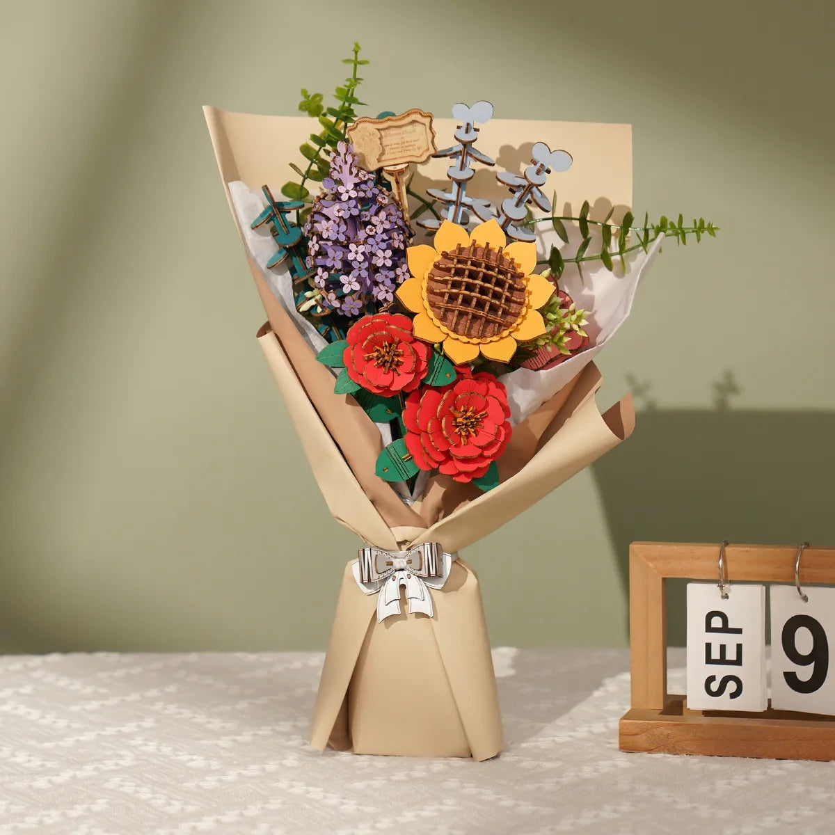 Forever Flowers: Wooden 3D Flower Making Kit