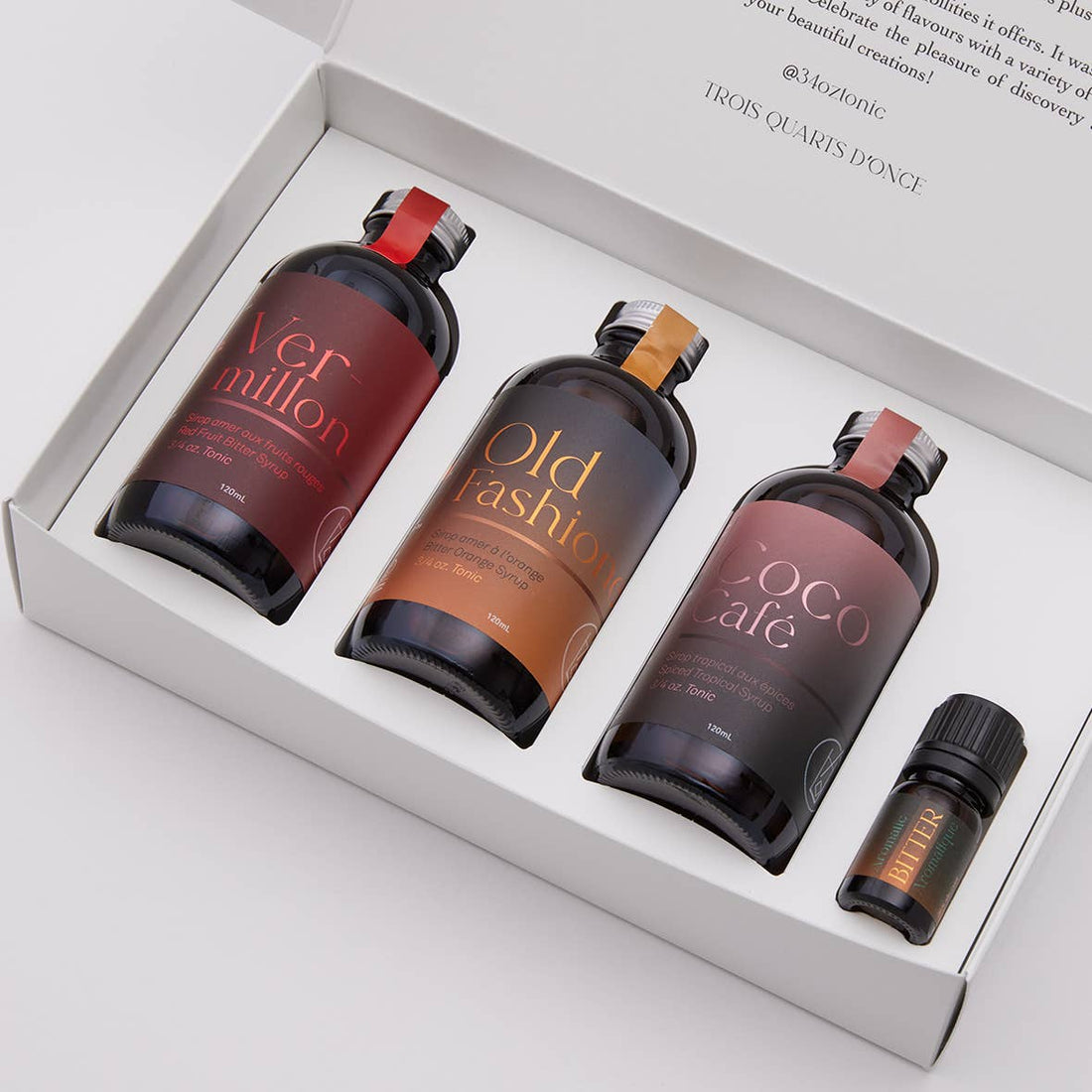Cocktail or Mocktail Kit for Dark Spirits