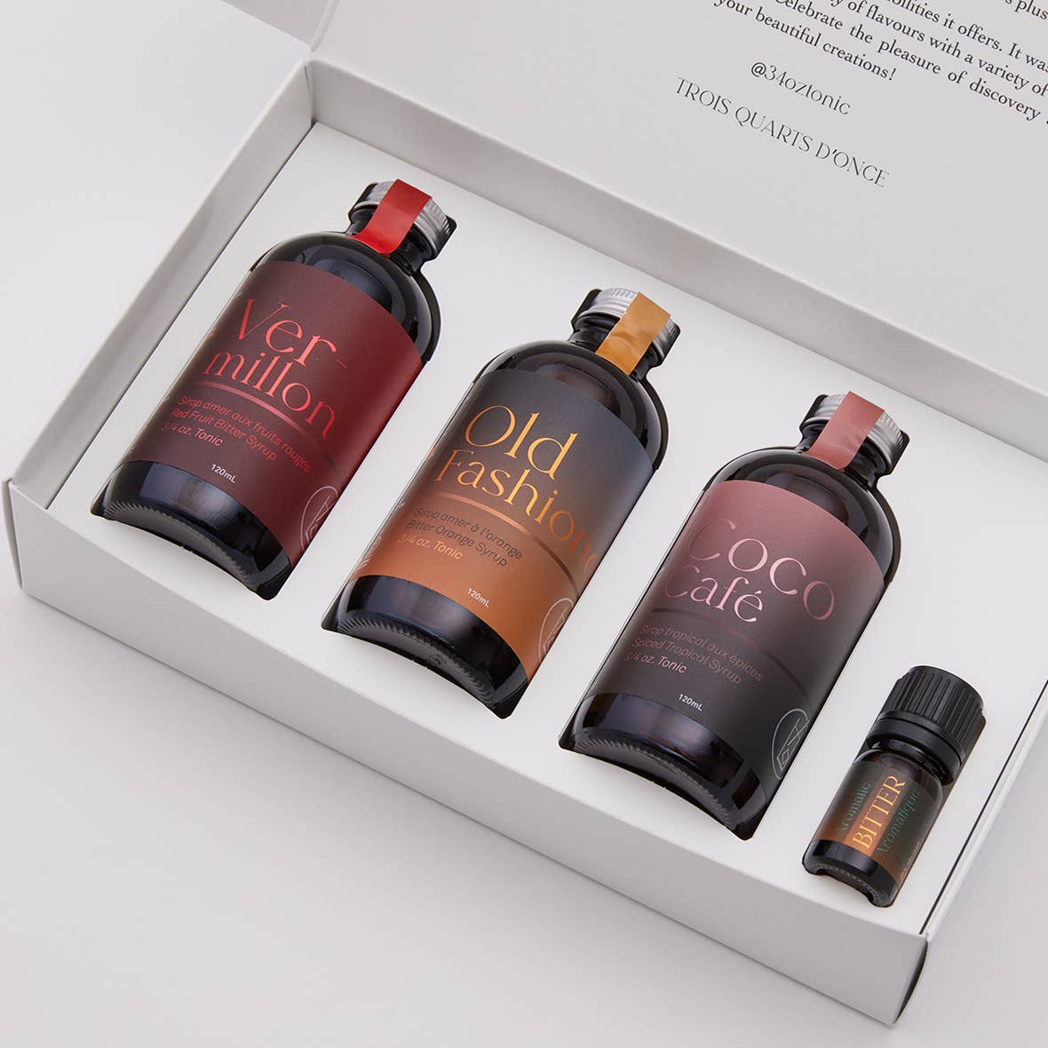 Cocktail or Mocktail Kit for Dark Spirits