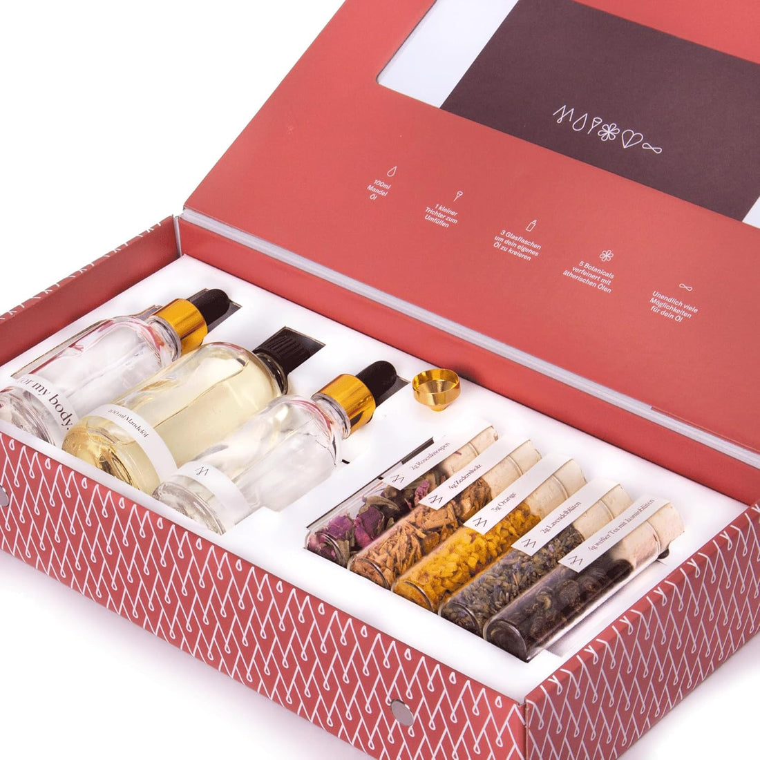 make your own body oil kit, corporate gift