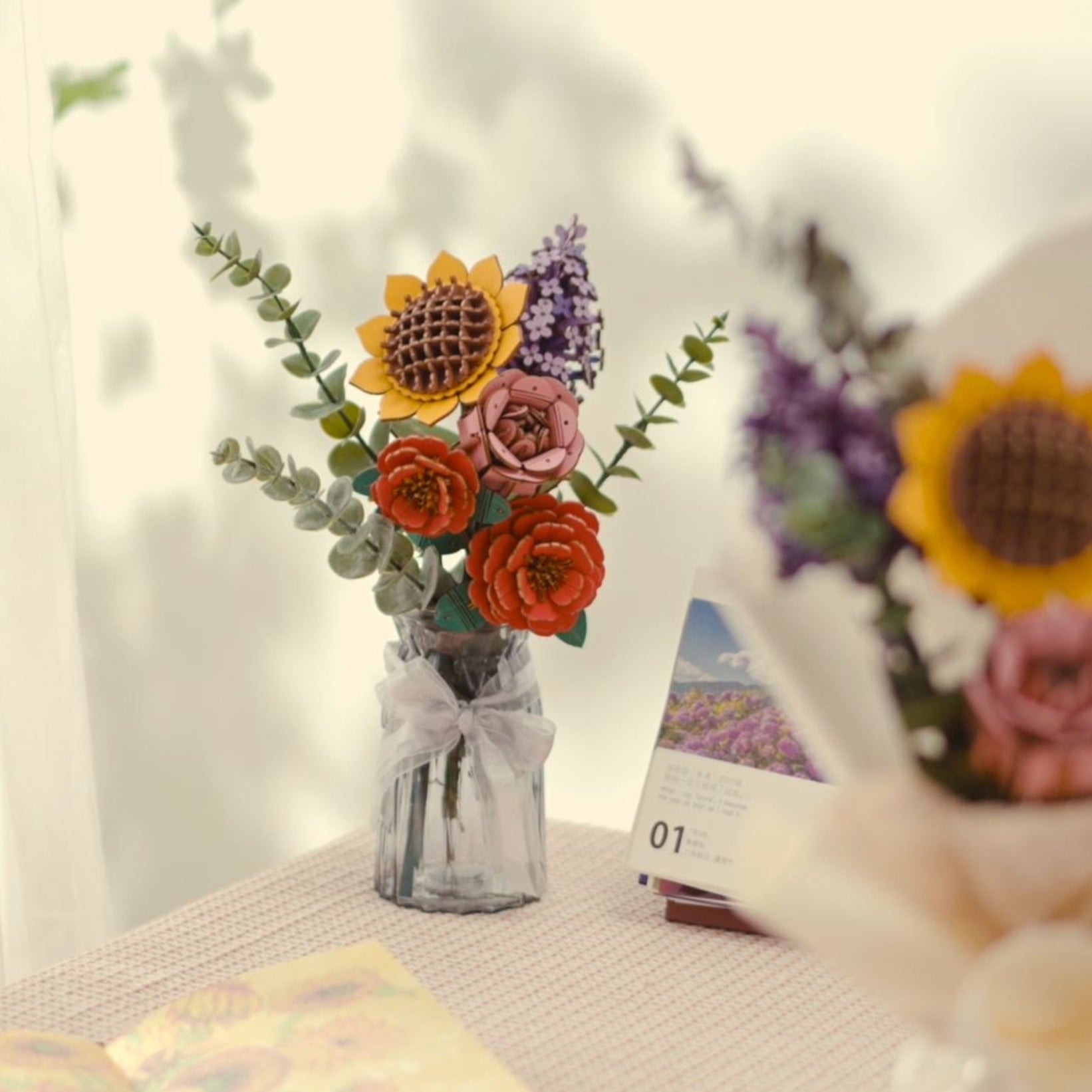 Forever Flowers: Wooden 3D Flower Making Kit
